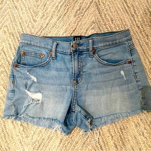 Gap Denim Distressed Shorts